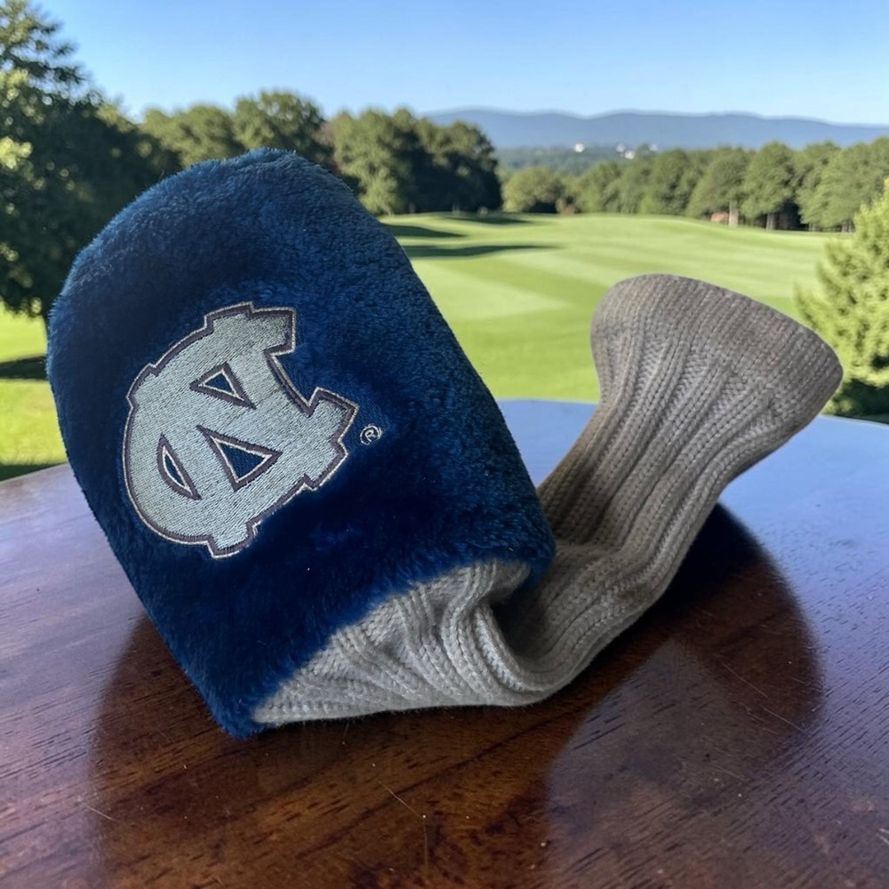 North Carolina Tarheels Golf Club X Fairway Wood Headcover Head Cover Sock